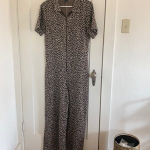Wild Fable Leopard jumpsuit boiler suit